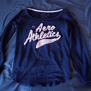 Aeropostale Navy Aero Athletics Top